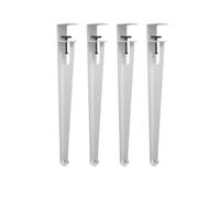 Furniture Legs 4 Pcs F Shaped DIY Metal Table Adjustable Breakfast Bar Worktop Tables Legs Coffee Table Stand Bench Workbench(71cm/White)