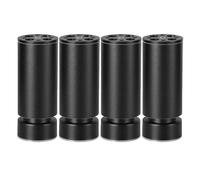 Furniture Legs Adjustable,Table Legs Metal 6cm 8cm 18cm 20cm 25cm 40cm,Black/Silver Furniture Feet,DIY Replacement Legs,4 Pcs Sofa Legs,Desk Legs,Black-15cm(5.9in)