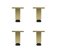 Furniture Legs Cabinet Feet Adjustable Support Legs Sofa Cabinet Support Elevated Feet, Black and Gold,Gold-12cm(Gold,18cm(8.1in))