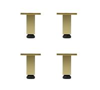 Furniture Legs Cabinet Feet Adjustable Support Legs Sofa Cabinet Support Elevated Feet, Black and Gold,Gold-12cm(Gold,20cm(7.9in))