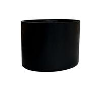 Furniture Legs Europe Lot de 4 pieds de meuble ronds en plastique noir - Hauteur : 3,5 cm - Plastique de qualité supérieure