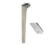 Furniture legs Pieds de Table pliants, 720mm / 810mm / 1100mm, Pied d'établi Pliables en Acier Inoxydable Robuste, Verrouillable et réglable,1 pièce