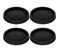 Furniture Pads 4 Pcs 3.5 Inch Rubber Non Slip Coasters Hardwood Floor Protectors for Furniture Legs Sofa Bed Piano Chair Feet Prevent Sliding Stoppers
