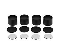 Furniture Risers 4 Pack | 2.6 inch Height for Sofas/Beds/Tables | Secure Grip Floor Protectors with Rubber Pads | 7.5 inch Diameter Fit, Easy Installation