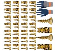 Furniture Screws, 20 Piece Heavy Duty High Strength Door Repair Kit