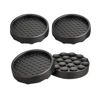 Furniture Sliders - 4 Pack Silicone Anti Skid Cups, Floor Protecting Pads, Caster Furniture Support | Bed Couch Cabinet Sofa Chair Table, Material Construction, Non Slip Design, Easy Use