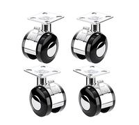 Furniture Swivel Castor,40mm Swivel Casters Wheels, Nylon Casters, Alloy Brackets, Furniture Moving Wheels, Trolley Wheels, Load 50kg, for Furniture/Coffee Table/Flower Stands/Cribs/Storage Box (Color