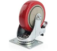 Furniture Swivel Castor,Heavy Duty Castor Wheels,Furniture Wheels for Moving,2 X Heavy Duty 75mm Wheel Swivel Castor Wheels Trolley Caster Brake Set of Castor BC-L Casters