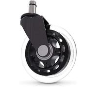 Furniture Swivel Castor,heavy duty castor wheels,furniture wheels for moving,3 Inch Universal Mute Wheel Office Chair Caster Replacement 60KG Swivel Soft Safe Rollers Furniture Hardware BC-L (C