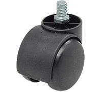 Furniture Swivel Castor,heavy duty castor wheels,furniture wheels for moving,Twin-wheel Chair Caster Universal Swivel Casters Threaded Stem Connector Furniture Wheel Castor Rollers Wheels Furn