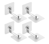 Furniture Wall Fasteners - Adhesive Heavy-Duty Anchoring Set, Stable No-Drill Connectors, Impactt Resistant Hardware, Quick Installation Kit | Reliable Support Accessory For Cabinets, Beds, Dressers