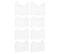 Furniture Wall Protectors - Clear Acoustic Wall Spacers For Recliners, Tables, Dressers - Prevent Scratches, Sliding On Hardwood, Tile Floors - Lot de 2 pièces, Transparent Home Protection