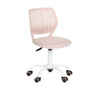 FurnitureR 360 Swivel Mesh Back Fabric Seat Height Adjustable Desk Chair Chaise d'écriture de Noël pour la rentrée Scolaire, Cadeau pour garçons et Filles, Tissu Polypropylène, D39xW40xH87cm