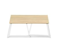 FurnitureR Bureau D'ordinateur Pliant, Facile à Transporter et à Ranger, Compacte, Facile à Plier et Déplacer, Idéale Salon ou Espace Réduit, Oak, 80 x 40 x 74cm