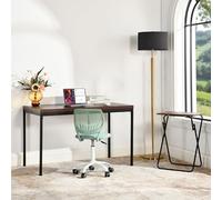 FurnitureR Bureau pour Enfant - 120 x 70 cm - Combinable avec chaises - Panneau MDF et Structure en métal
