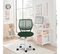 FurnitureR Chaise de Bureau Colourée, Siège Ergonomique Pivotante à Hauteur Réglable pour Ordinateur, roulettes à 5 Branches, Chaises et Tabourets à Domicile, Siège de Travail, Candy Vert