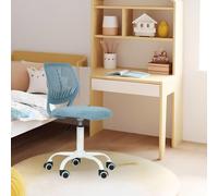 FurnitureR Chaise de Bureau réglable en Hauteur - Ergonomique et colorée - avec Dossier et accoudoirs - 5 Roues - pour Enfants de 3 à 10 Ans - Charge maximale : 100 kg