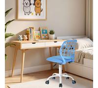 FurnitureR Chaise de Bureau réglable en Hauteur - Ergonomique et colorée - avec Dossier et accoudoirs - 5 Roues - pour Enfants de 3 à 10 Ans - Charge maximale : 100 kg