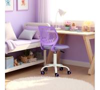 FurnitureR Chaise pivotante Confortable - Hauteur réglable - Rotation à 360 ° - Housse en Tissu PP - Dos en polyuréthane - roulettes de 130 kg - pour Chambre d'allaitement