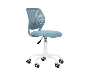 FurnitureR Morandi Curio Chaise de Bureau colorée - Design Moderne réglable - Siège d'ordinateur pivotant sans Bras - pour Chambre d'enfant, Bureau à Domicile - Bleu