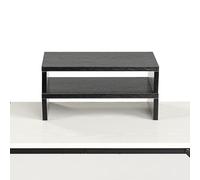 FurnitureR Surélévateur de Bureau Noir en Lot de 2, Modulable à Plat ou Empilable, Support Lapdesk, Organisation Maison/Bureau, Étagère pour Ordinateur pour Ecran et Clavier, Plateau Ergonomique