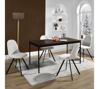 FurnitureR Table d'activités Robuste pour l'école et la crèche - 120 x 70 x 75 cm - Panneau MDF Solide de 3,8 cm - Structure en métal - Table pour Enfant