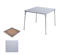 FurnitureR Table Pliante 86 x 86 x 71 cm - Table Pliante Multifonction pour Enfants - Table Pliable en PVC avec Cadre en métal Solide - Peu encombrante et Polyvalente dans la Chambre d'enfant
