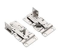 Furniware 1 paire de charnières de plateau basculantes standard pour tiroir avant évier en acier