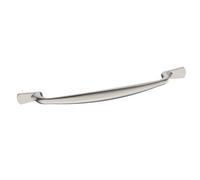FURNIWARE 10 pièces Poignee de Meuble Cuisine Nickel Brossé pas de trou de 128 mm, Poignées de Placard Poignées de Cuisine Poignées de Tiroir de Meubles, pour Bureaux, Tiroirs, Armoires, Placard