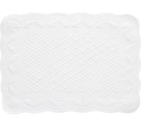 FURNLUX Accessoires Estrid Blanc 35cm / Couleur principale : Blanc / Dimensions : 35 x 2 x 50 cm
