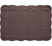 FURNLUX Accessoires Estrid Marron 35cm / Couleur principale : Marron / Dimensions : 35 x 2 x 50 cm