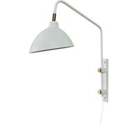 FURNLUX Applique Sofinna Blanc 21cm / Couleur principale : Blanc / Dimensions : 21 x 48 x 46 cm