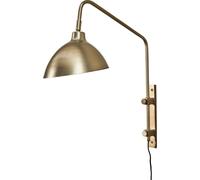 FURNLUX Applique Sofinna Gold 21cm / Couleur principale : Or / Dimensions : 21 x 48 x 46 cm