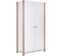 FURNLUX Armoire pour enfants Etude Blanc 96cm / Couleur principale : Blanc / Dimensions : 96 x 179 x 47 cm
