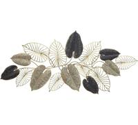 FURNLUX Art mural siècle or 131cm / Couleur principale : or / Dimensions : 131 x 61 x 5 cm