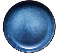 FURNLUX Assiette Amera Bleu 21cm / Couleur principale : Bleu / Dimensions : 21 x 3 x 21 cm