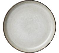 FURNLUX Assiette Amera Gris 21cm / Couleur principale : Gris / Dimensions : 21 x 3 x 21 cm