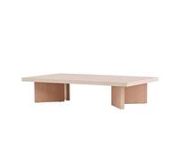 FURNLUX Bassholmen Table Basse MDF Beige 140 x 80 x 30 cm 32 kg