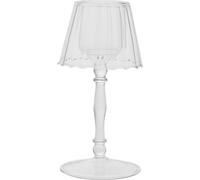 FURNLUX Bougeoir Asteria Blanc 10cm / Couleur principale : Blanc / Dimensions : 10 x 18 x 10 cm