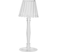 FURNLUX Bougeoir Asteria Blanc 10cm / Couleur principale : Blanc / Dimensions : 10 x 23 x 10 cm