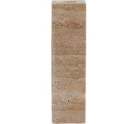FURNLUX Bougeoir Travina Beige 4cm / Couleur principale : Beige / Dimensions : 4 x 14 x 4 cm