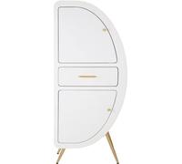 FURNLUX Buffet Venus Blanc 60cm / Couleur principale : Blanc / Dimensions : 60 x 133 x 32 cm