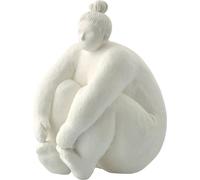 FURNLUX Décoration Serafina Beige 18cm / Couleur principale : Beige / Dimensions : 18 x 24 x 19 cm