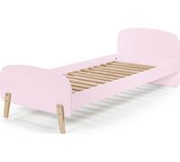 FURNLUX Kids Lit simple Kiddy Pink 90x200cm / Couleur principale : rose / Dimensions : 95 x 206 x 73 cm