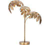 FURNLUX lampe de table feuille d'or 57cm / Couleur principale : or / Dimensions : 57 x 81 x 57 cm