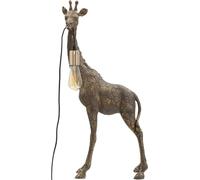 FURNLUX Lampe de table Girafe Or 40cm / Couleur principale : Or / Dimensions : 40 x 80 x 22 cm