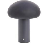 FURNLUX Lampe de table Nemille Gris 20cm / Couleur principale : Gris / Dimensions : 20 x 25 x 20 cm