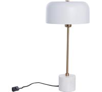 FURNLUX Lampe de table Sofillia Blanc 26cm / Couleur principale : Blanc / Dimensions : 26 x 53 x 26 cm