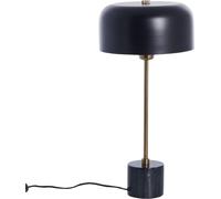 FURNLUX Lampe de table Sofillia Noir 26cm / Couleur principale : Noir / Dimensions : 26 x 53 x 26 cm