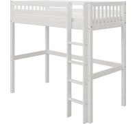 FURNLUX Lit surélevé Nordic Dream Blanc 90x200cm / Couleur principale : Blanc / Dimensions : 106 x 183 x 209 cm